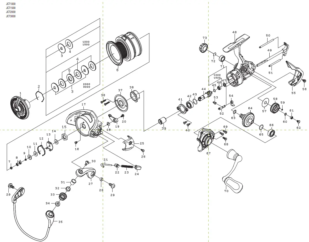 Bass Pro Shops JCT1000 Johnny Morris Carbonlite 2 0 Spinning Reel