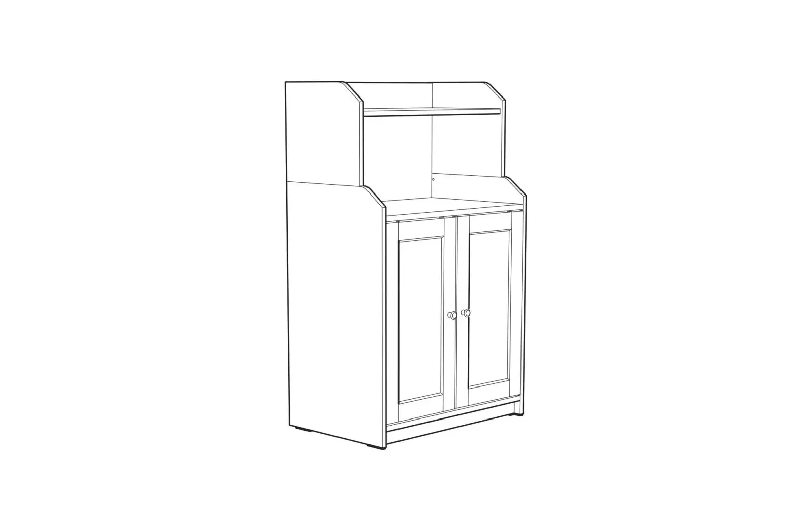 Ikea Hauga 2 Doors Cabinet Instruction Manual