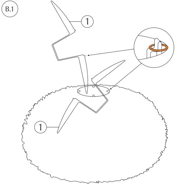 UMAGE Eos Large Floor Lamp - ASSEMBLY 7