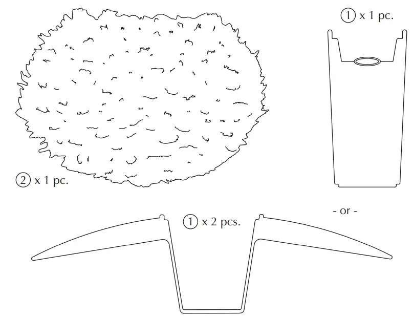 UMAGE Eos Large Floor Lamp - ASSEMBLY