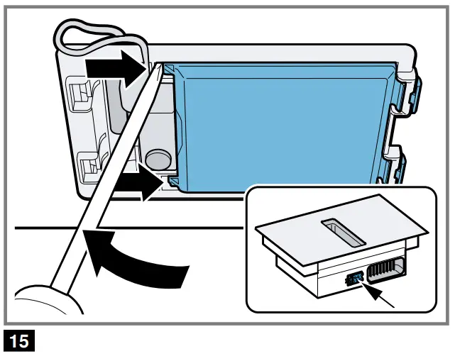 Opening the mains socket