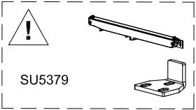 SLID UP SU5372 240 Barn Door Sliding System for 1 Partition Door A6b