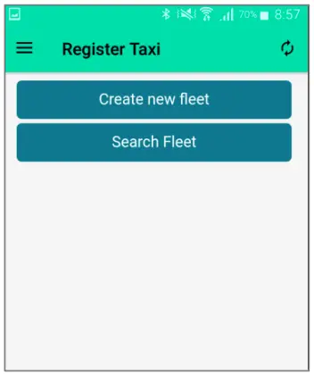 Register taxi