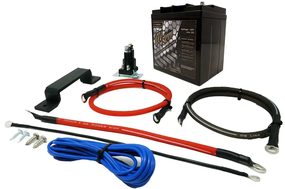 UTV-Stereo Polaris-RZR 2nd-Battery-Kit-product-image