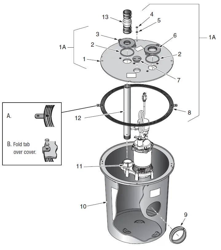 PENTAIR-MSP33V10BP-R-Preplumbed-Sump-Pump-System-fig-4