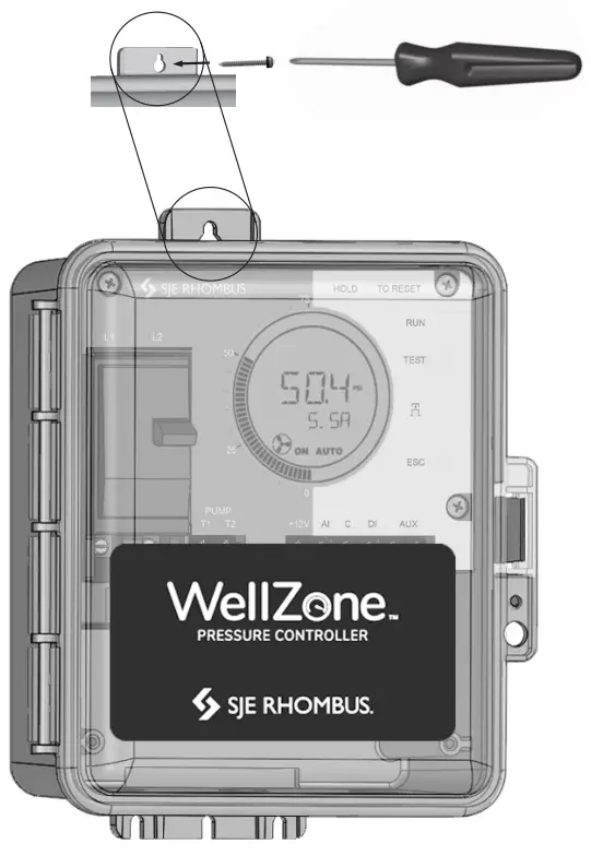 SJE RHOMBUS WellZone Pressure Controller - Control Panel