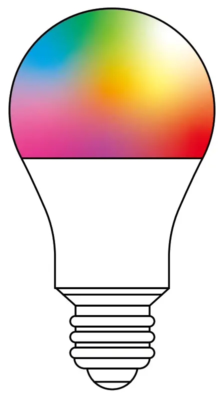 via LED DTS11031450 Color Changing Light Bulb