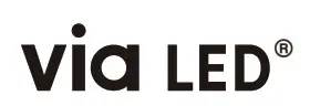via LED logo