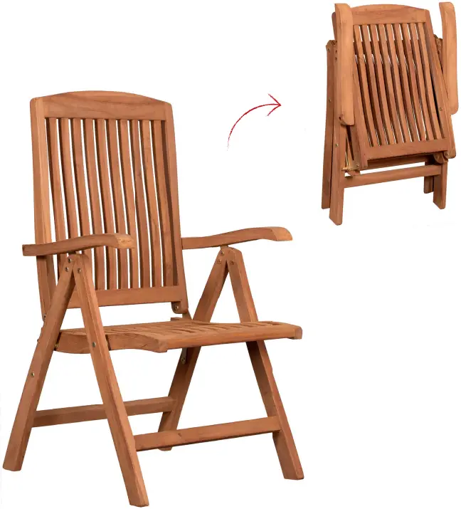 OSTERMANN Woodie High Back Chair 2 Teak