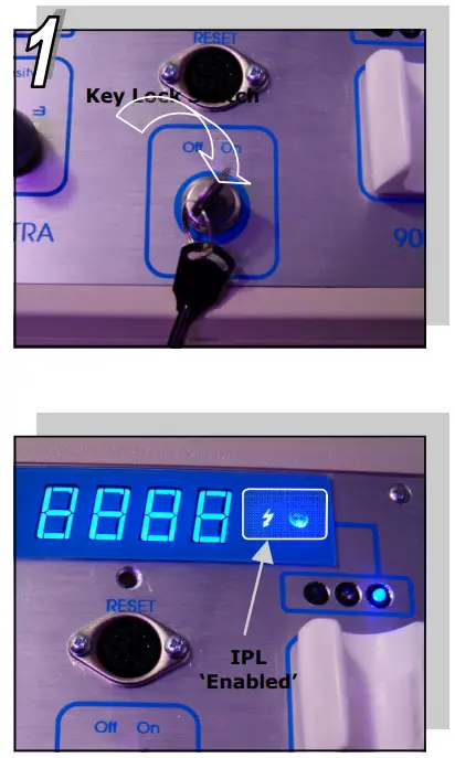 Avance Beauty IPL350 WRK E Light Flux Professional IPL Wrinkle Reduction System - Startup Procedure 1