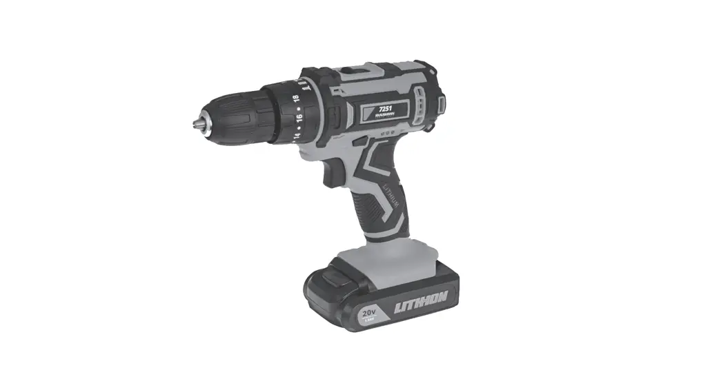 Krausmann Power Tools 7251 Cordless Impact Drill And Screwdriver Instruction Manual
