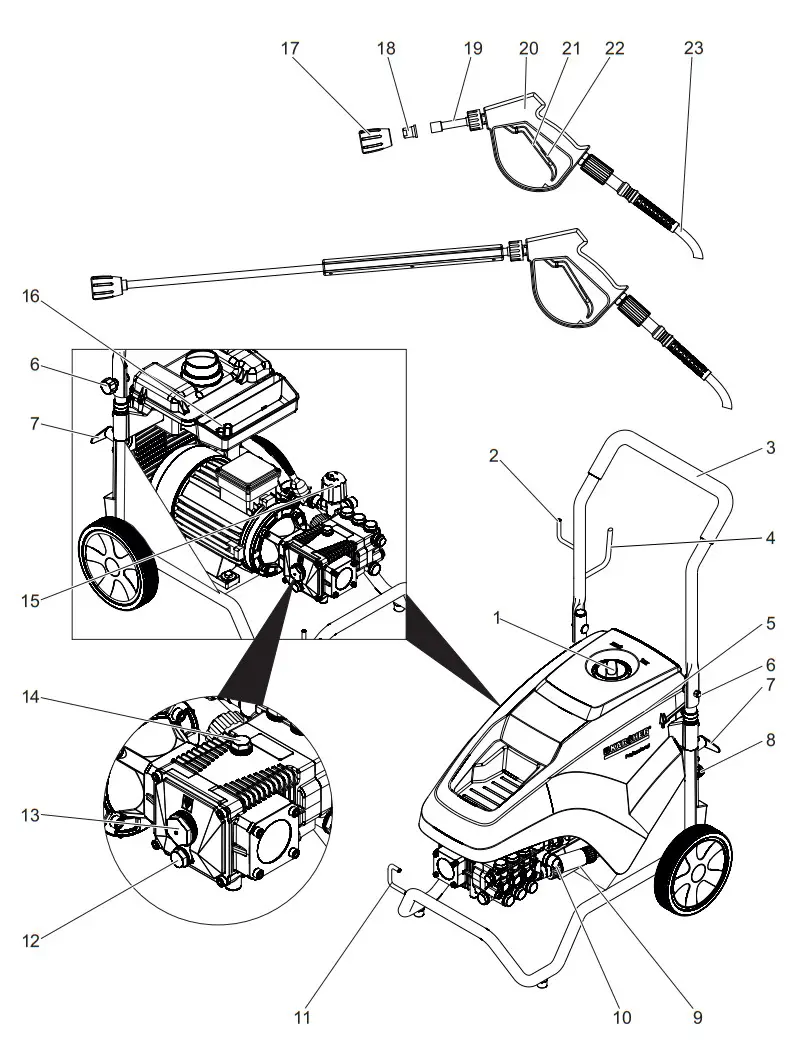 KARCHER HD 6154 High Pressure Washer - fig