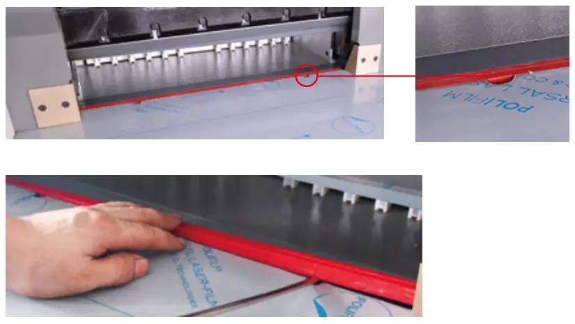 Cutting stick adjustment