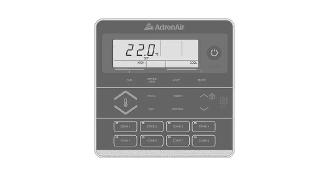 Actronair Lc7 Wall Controller Instruction Manual