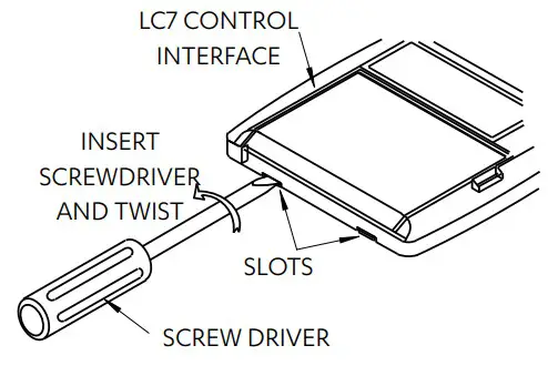 ActronAir LC7 Wall Controller - shown