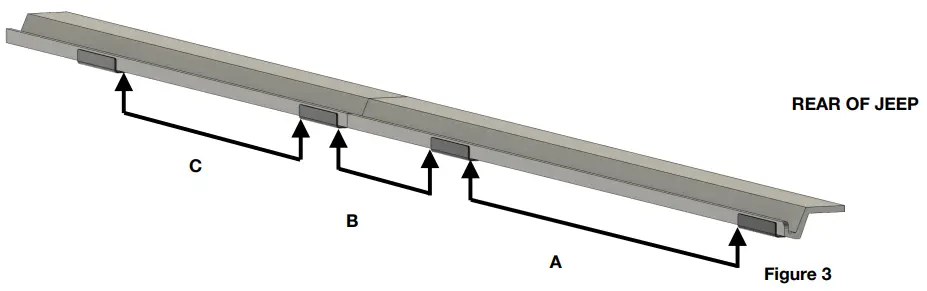UPTOP Alpha Jeep JT JL Cab Rack - Distance