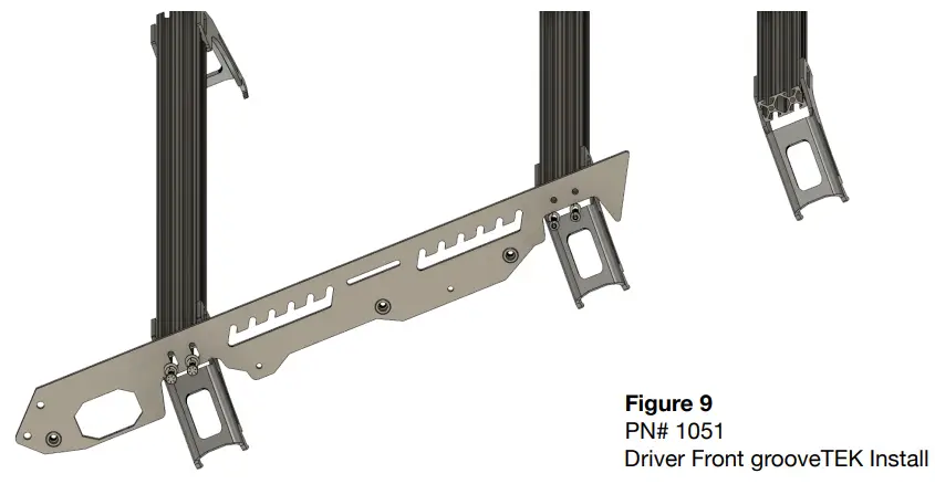 UPTOP Alpha Jeep JT JL Cab Rack - Driver Front groove