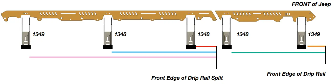 UPTOP Alpha Jeep JT JL Cab Rack - FRONT of Jeep