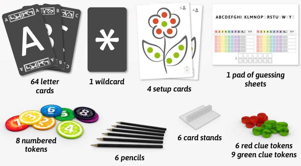 Letter Jam ONDRA SKOUPY Czech Games Edition - components