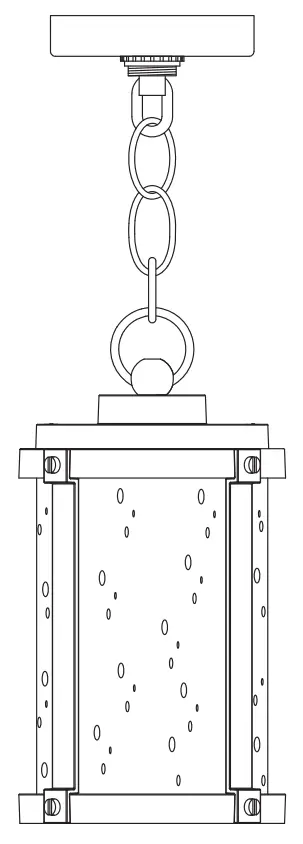 KICHLER 39517A Mini Outdoor Pendant Light