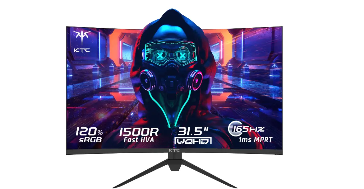 Ktc H32s17 31.5 Inch 2k Wqhd Curved Gaming Monitor User Guide