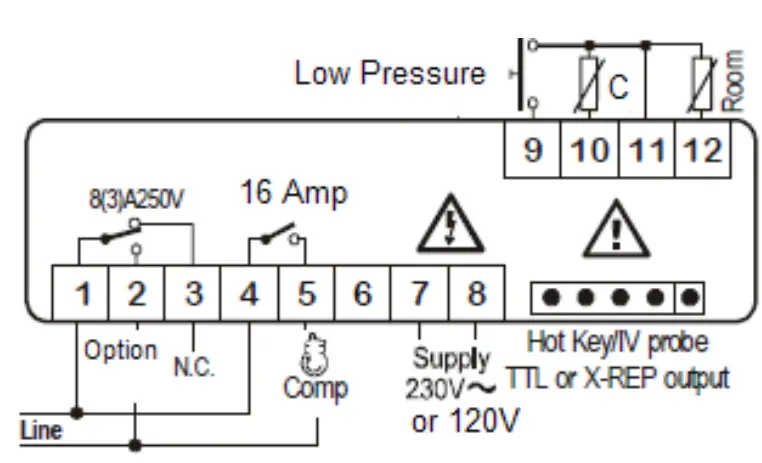 Thermal Edge Inc HC201 Series Air Conditioners - Digital Controller Schematic