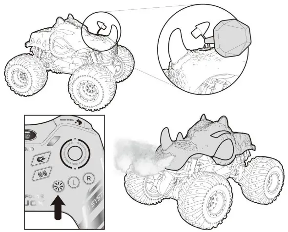 RHINO R-900S Remote Control Warrior