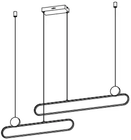 TRIO 3427102XX GRANT Pendant Light BA1