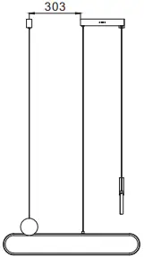 TRIO 3427102XX GRANT Pendant Light BC2