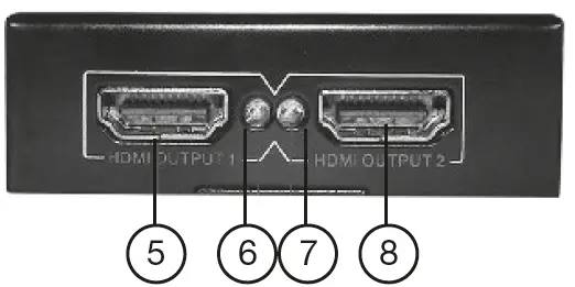 TECHly 8059018365818 1X2 HDMI Splitter 3