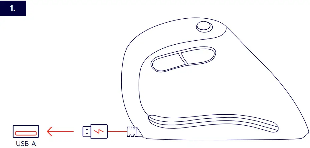 Trust BAYO Ergo Wired Mouse - FIGURE 1