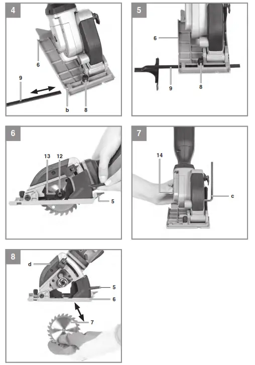 Einhell TE-CS 18 89 Li Cordless Mini Handheld Circular Saw - Figure2
