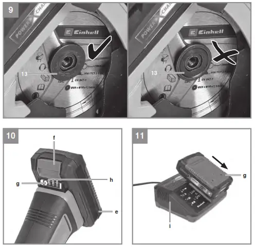 Einhell TE-CS 18 89 Li Cordless Mini Handheld Circular Saw - Figure3