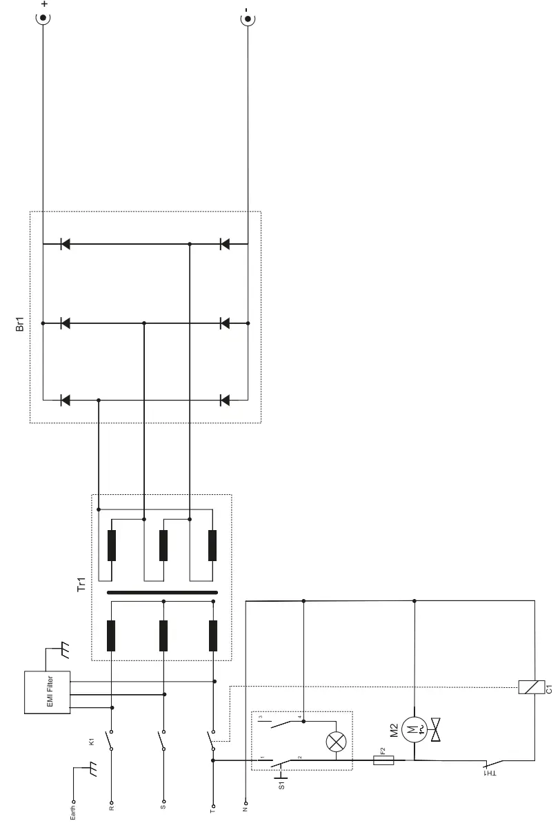 Magmaweld GL 451 Welding and Cutting Machines - Circuit Diagram