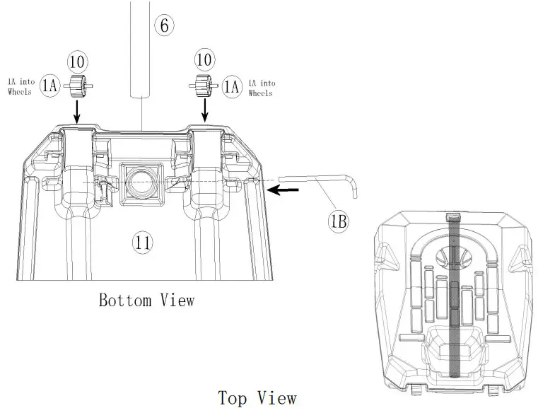 aukung CDB 022B Portable Basketball Hoops and Goals - fig 2