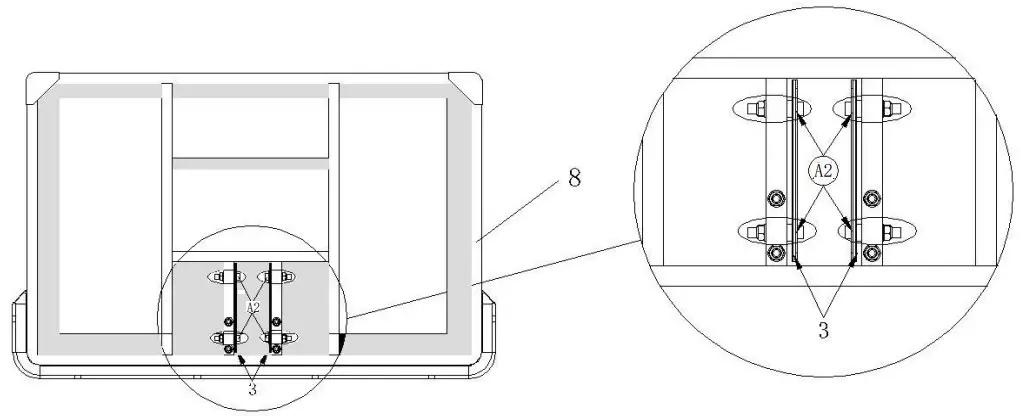 aukung CDB 022B Portable Basketball Hoops and Goals - fig 6