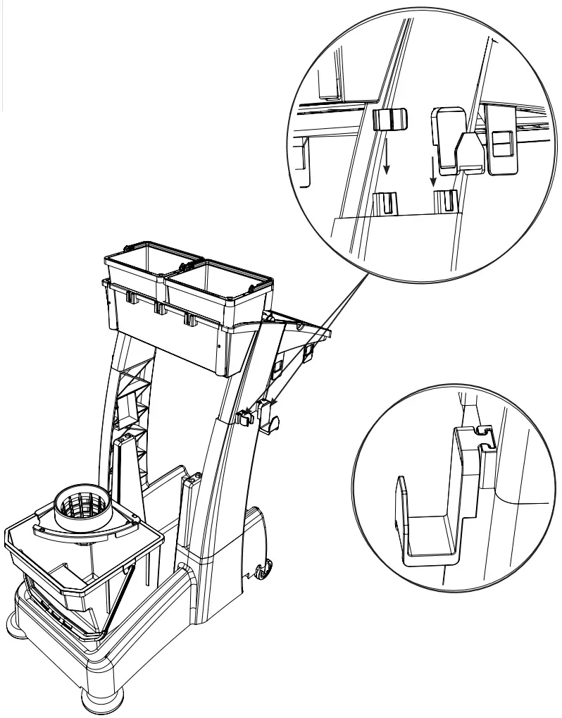 Numatic MM 2 MULTI Matic Trolley - Tolley Assembly 10