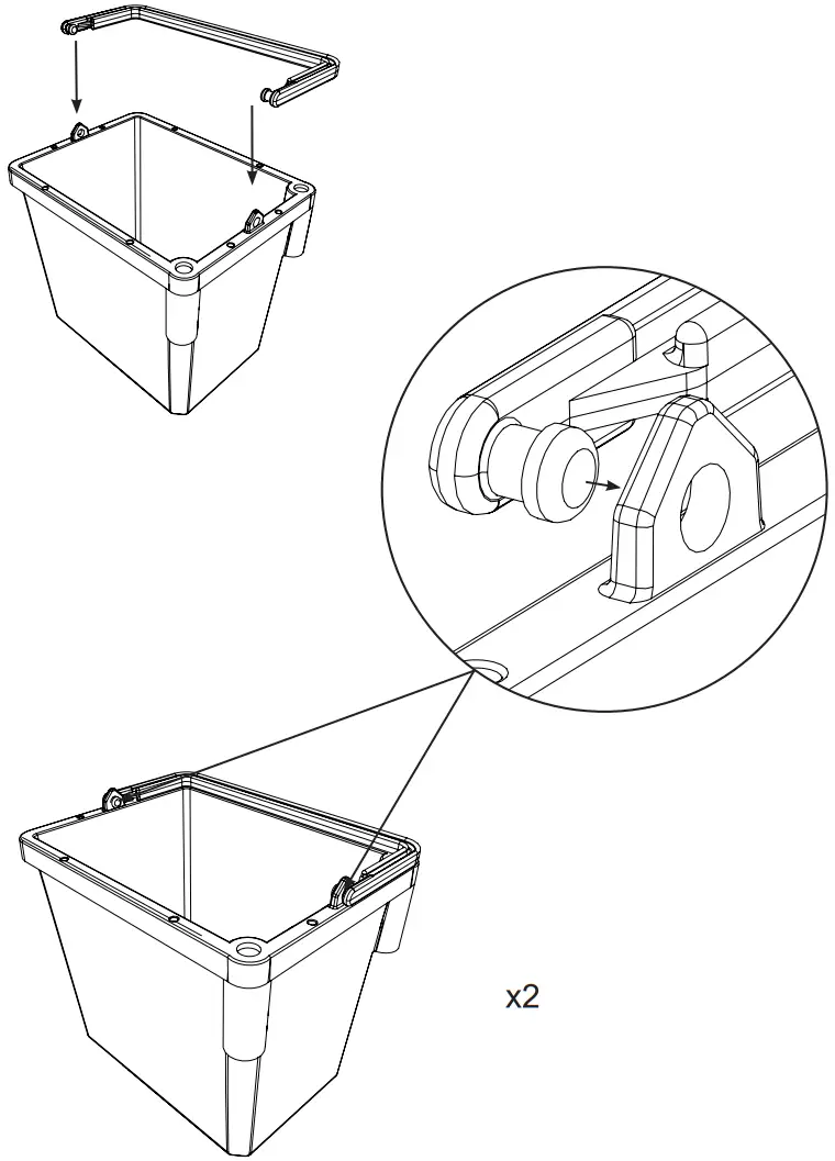 Numatic MM 2 MULTI Matic Trolley - Tolley Assembly 2