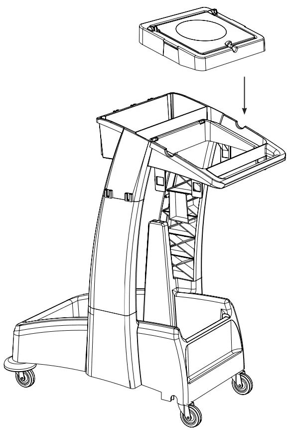 Numatic MM 2 MULTI Matic Trolley - Tolley Assembly 7