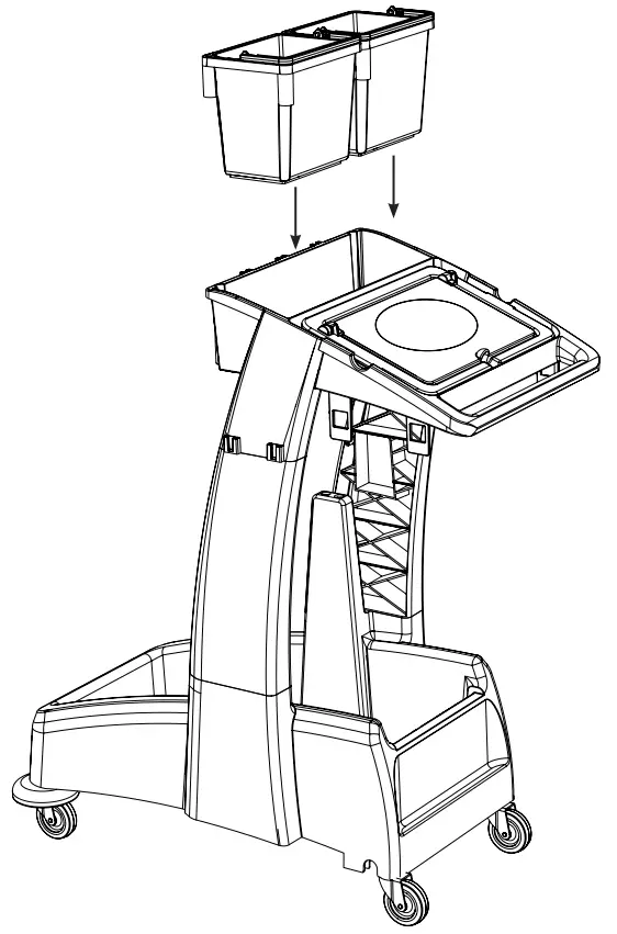 Numatic MM 2 MULTI Matic Trolley - Tolley Assembly 8