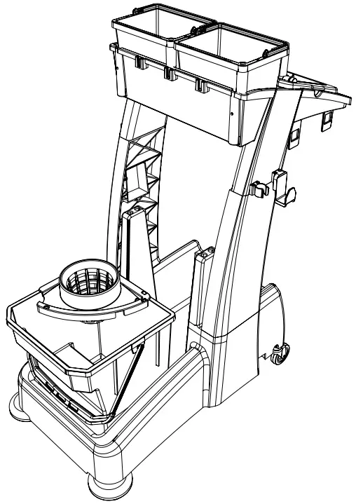 Numatic MM 2 MULTI Matic Trolley - Trolley Assembly