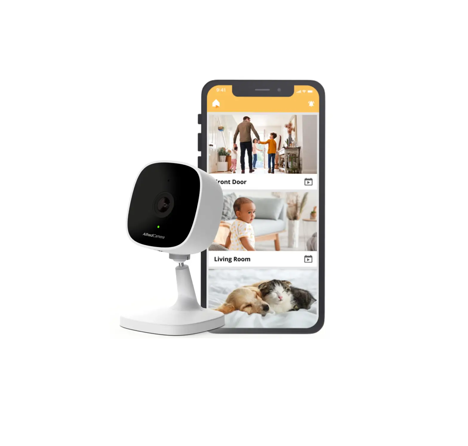 Alfredcamera Ac101 Indoor Security Bullet Camera Plug In Baby Monitor Pet Cam User Guide