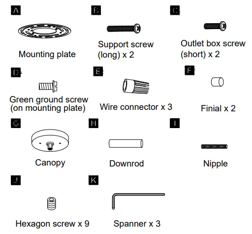 ACROMA-8906AZ-6-Light-Modern-Sputnik-Chandelier-fig-3