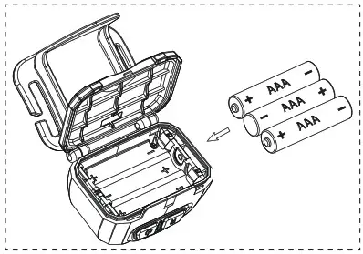 NITECORE NU35 Dual Power Hybrid Working Headlamp - Battery Installation