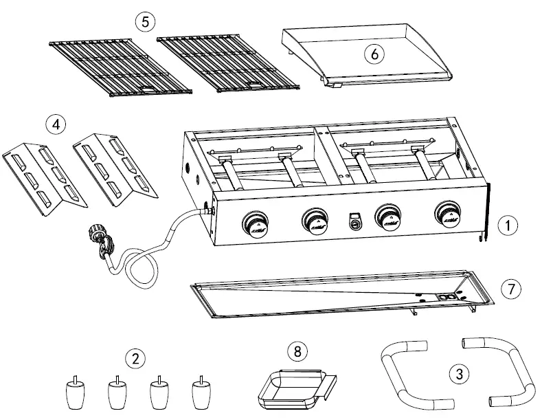 Royal-Gourmet-GD4002T-Black-Portable-Gas-Grill-fig- (2)