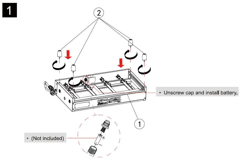 Royal-Gourmet-GD4002T-Black-Portable-Gas-Grill-fig- (5)