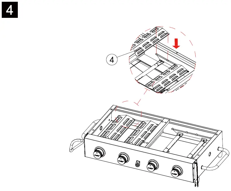 Royal-Gourmet-GD4002T-Black-Portable-Gas-Grill-fig- (8)