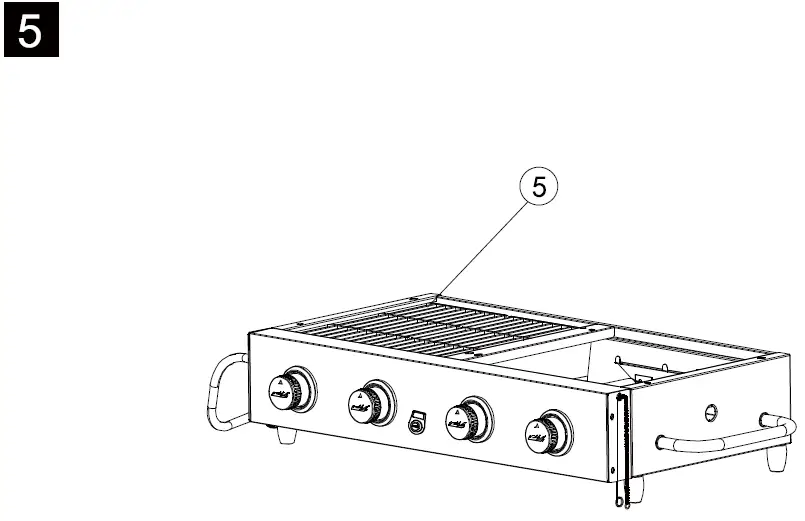 Royal-Gourmet-GD4002T-Black-Portable-Gas-Grill-fig- (9)