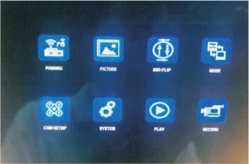 caravansplus CRM7377 1080P HD Digital Wireless Backup Camera DVR System - System Setting