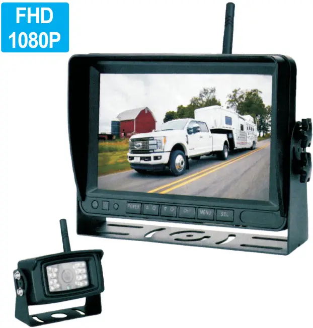 caravansplus CRM7377 1080P HD Digital Wireless Backup Camera DVR System